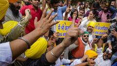 Top AAP Leaders Detained During Protest Against Kejriwal's Arrest, BJP Demands Delhi CM's Resignation: PICS