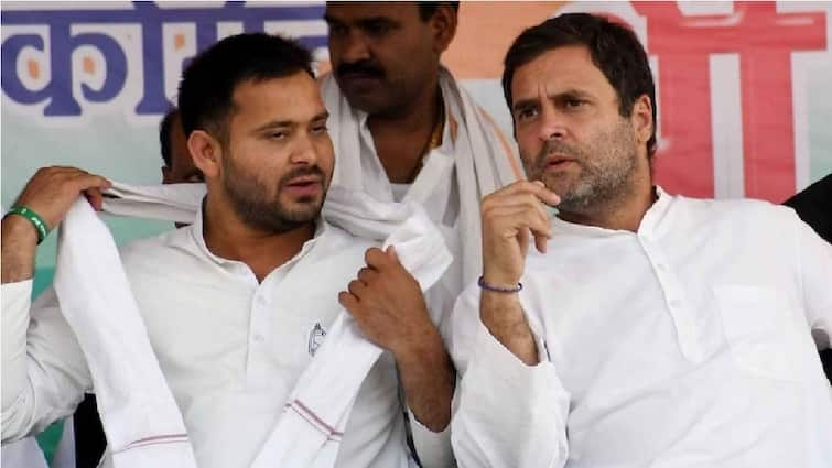 Statement of Tejashwi Yadav being Viral as Rahul Gandhi describes how lalu prasad yadav can fight against PM Modi in Lok Sbaha Election 2024 पीएम मोदी पर तेजस्वी यादव का बयान राहुल गांधी के नाम पर किया जा रहा शेयर