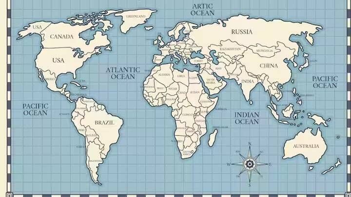 ભારત પૂર્વથી પશ્ચિમ અને ઉત્તર સહિત વિવિધ દેશો સાથે તેની સરહદો શેર કરે છે. ભારતમાં એક છેડાથી બીજા છેડા સુધીની લંબાઈ પૂર્વથી પશ્ચિમમાં 2,933 કિલોમીટર અને ઉત્તરથી દક્ષિણમાં 3,215 કિલોમીટર છે. તેની જમીન સરહદ 15,200 કિમી છે, જ્યારે તેની દરિયાકિનારો 7,516.6 કિમી છે.