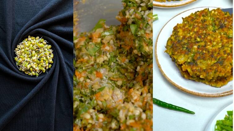 Healthy Breakfast Snack Sprouts Palak Chilla Recipe Check out the easy making Sprouts Palak Chilla: புரதம் நிறைந்த முளைகட்டிய பாலக்கீரை அடை - செய்வது எப்படி?