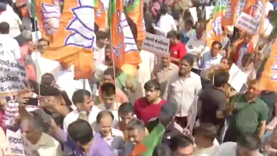 'Doing Drama From ED Custody, Can't Be CM': BJP Protests In Delhi, Demands Kejriwal's Resignation BJP Protests In Delhi Demands Kejriwal Resignation Ahead Of Lok Sabha Polls 'Doing Drama From ED Custody, Can't Be CM': BJP Protests In Delhi, Demands Kejriwal's Resignation