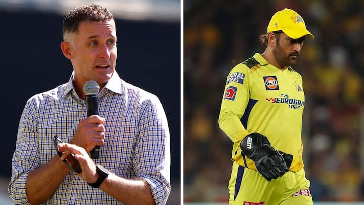 IPL 2024 MS Dhoni Batting CSK Chennai Super Kings Mike Hussey Indian Premier League 'MSD At Number Eight Is Crazy': Mike Hussey Explains Rationale Behind MS Dhoni's Demotion In CSK's Batting