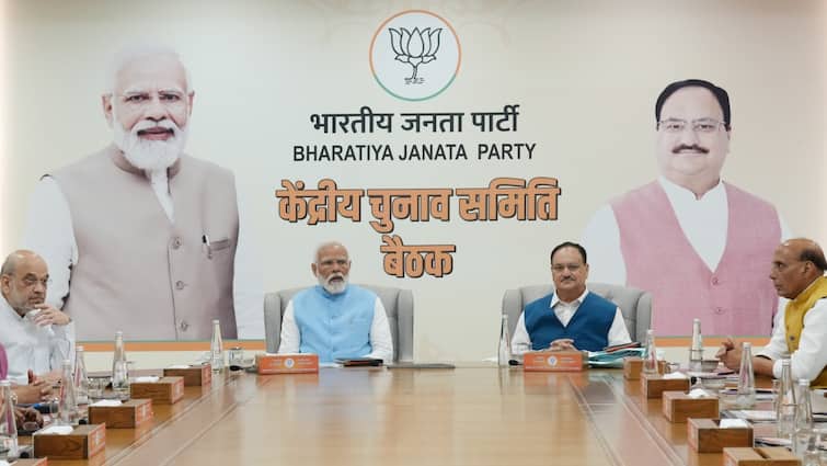 National bjp announced manifesto committee for lok sabha elections 2024  Loksabha Election 2024: BJPએ મેનિફેસ્ટો કમિટીની જાહેરાત કરી, રાજનાથસિંહ અધ્યક્ષ,જાણો ગુજરાતમાંથી કોને મળ્યું સ્થાન 