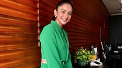 Rakul Preeth Singh : చిలకపచ్చ రంగు డ్రెస్​లో రకుల్ ప్రీత్ సింగ్.. నేను గ్రీన్​ ఫ్లాగ్ అంటూ నవ్వేస్తున్న రకుల్