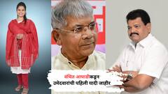 Vanchit Bahujan Aghadi Lok Sabha Candidate List : नवनीत राणांविरोधात 29 वर्षीय प्राजक्ता पिल्लेवाणला, वंचितचे 8 उमेदवार कोण कोण?