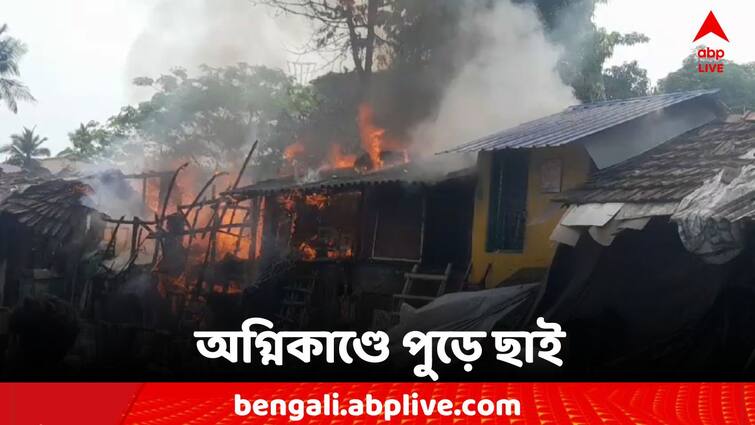 Dhakuria fire broke out at slum train service disruption sealdah south section Dhakuria Fire: ঢাকুরিয়ায় রেললাইন সংলগ্ন ঝুপড়িতে আগুন, ব্যাহত শিয়ালদা দক্ষিণ শাখার ট্রেন চলাচল