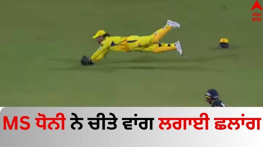 MS-dhoni-catch-of-vijay-shankar-in-csk-vs-gt-match-ipl-2024-watch-video-here Watch: 42 ਸਾਲਾ MS ਧੋਨੀ ਨੇ ਚੀਤੇ ਵਾਂਗ ਲਗਾਈ ਛਲਾਂਗ, ਇੰਝ ਫੜ੍ਹਿਆ ਹੈਰਾਨੀਜਨਕ ਕੈਚ