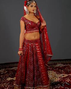 Shweta Sharma Photo: શ્વેતા શર્માના બ્રાઈડલ લુકે લૂંટી મહેફીલ, તસવીરો વાયરલ