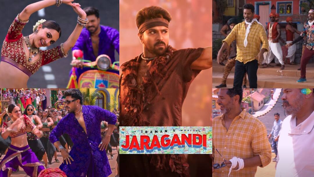 Game Changer : ராம் சரண் பிறந்தநாளுக்கு ஷங்கரின் பரிசு.. வெளியானது கேம் சேஞ்சர் படத்தின் ஜரகண்டி பாடல் ram charan game changer movie directed by shankar Jaragandi song out now Game Changer : ராம் சரண் பிறந்தநாளுக்கு ஷங்கரின் பரிசு.. வெளியானது கேம் சேஞ்சர் படத்தின் ஜரகண்டி பாடல்