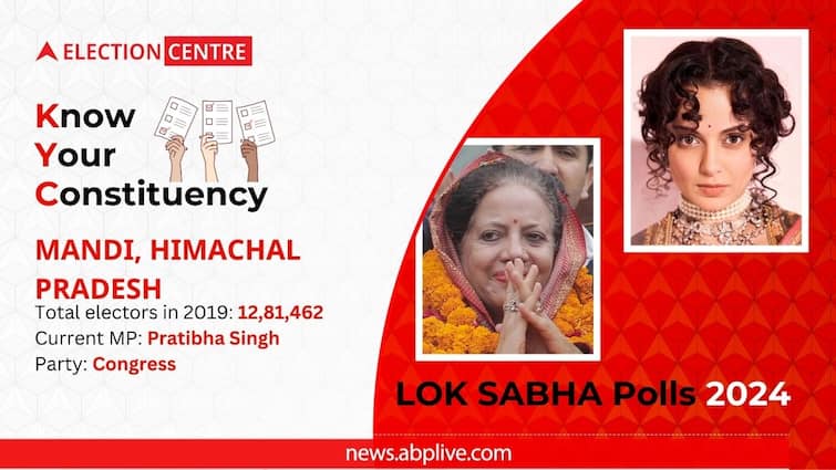Mandi Lok Sabha Constituency Result 2024 Kangana Ranaut Pratibha Singh Himachal Seat Royal family abpp Mandi Lok Sabha Seat 2024: Seat That Favours Royals To See A Queen Vs 'Queen' Fight