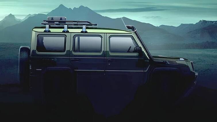 Force Gurkha 5-door teased ahead of launch Will take on the upcoming Mahindra Thar Armada Force Gurkha: தாருக்கு போட்டியாக களமிறங்கும் ஃபோர்ஸ் கூர்கா - 5 டோர், வாகனத்தின் அம்சங்கள் என்ன?