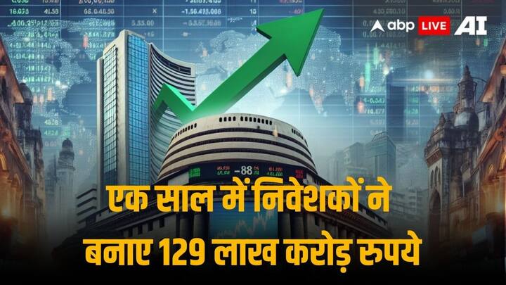 Indian Stock Market Investors Earns 129 Lakh Crore Rupees In FY24 Due To Big Rally In smallcap Midcap Stocks Stock Market Update: मौजूदा वित्त वर्ष में शेयर बाजार के निवेशकों ने की छप्परफाड़ कमाई, 129 लाख करोड़ बढ़ गई संपत्ति