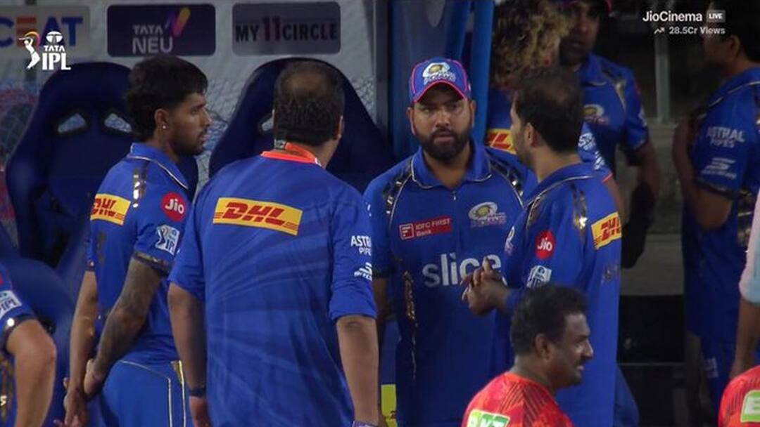 Mumbai Indians: Reportedly There are currently two camps within the Mumbai Indians team Mumbai Indians: मुंबई इंडियन्समध्ये फुट पडल्याची चर्चा; हार्दिकच्या गटात इशान किशन, रोहितच्या गटात कोण?