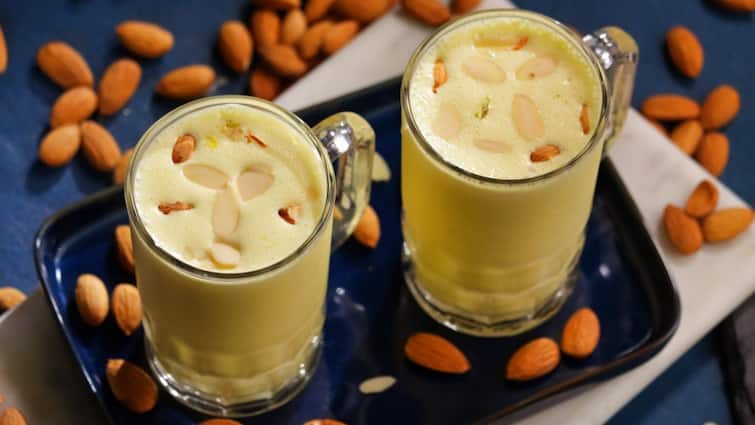 Badam Shake Recipe : Badam shake recipe which can be easily made at home.. Not only tasty but also very good for health