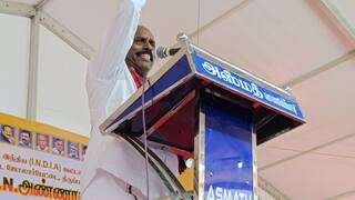பாஜக எந்த காலத்திலும் தமிழகத்தில் கால் ஊன்ற முடியாது!அதிமுக ஒரு வீணாப்போன கட்சி - அமைச்சர் எ.வ.வேலு