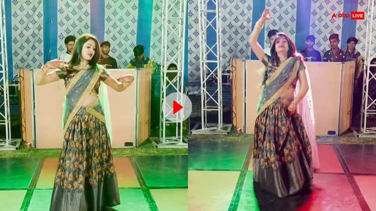 Desi Bhabhi Dance on Haryanvi song matak matak chalungi by sapna chaudhary video goes viral Bhabhi Dance: 'मटक मटक चालूंगी...', सपना चौधरी के गाने पर भाभी ने लगाए जबरदस्त ठुमके, आप भी देखें वीडियो