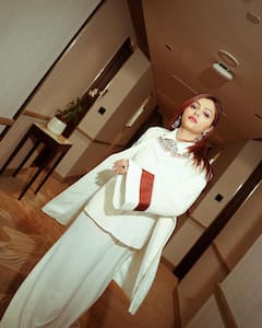 Rubina Dilaik Gives Boss Lady Vibe In White Pant Suit; Check Out Pics