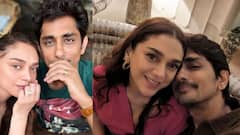 Siddharth - Aditi Rao:  சித்தார்த் - அதிதி  நிச்சயதார்த்தம் முடிந்தது! க்யூட் க்ளிக்ஸ்!