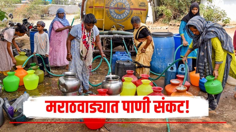 Marathwada Water Shortage Water supply in Marathwada by 1 thousand tankers Decrease in ground water level Water crisis in 51 taluks marathi news Marathwada Water Shortage : मराठवाड्यात टँकर संख्या एका हजार पार! 51 तालुक्यांवर पाणी संकट, भूजल पातळीत घट