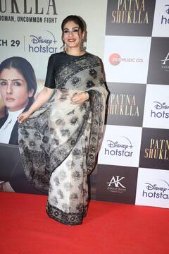 Patna Shuklla Premiere: व्हाइट साड़ी में रवीना टंडन का दिखा दिलकश अंदाज...तो पति संग ग्लैमरस लुक में पहुंचीं अंकिता लोखंडे, देखें तस्वीरें