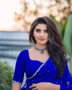 Jabardasth Varsha: బ్లూ శారీలో జబర్దస్త్ బ్యూటీ- సోకులతో కనువిందు