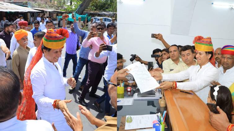 Barmer Jaisalmer Lok Sabha Election 2024 BJP candidate Kailash Chaudhary filed nomination ann बाड़मेर हॉट सीट पर त्रिकोणीय मुकाबला, बीजेपी प्रत्याशी कैलाश चौधरी ने दाखिल किया नामांकन