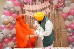 CM bhagwant mann daughter: ਮੁੱਖ ਮੰਤਰੀ ਮਾਨ ਨੇ ਨਿਆਮਤ ਕੌਰ ਦਾ ਘਰ 'ਚ ਕੀਤਾ ਸ਼ਾਨਦਾਰ ਸਵਾਗਤ, ਵੇਖੋ ਤਸਵੀਰਾਂ