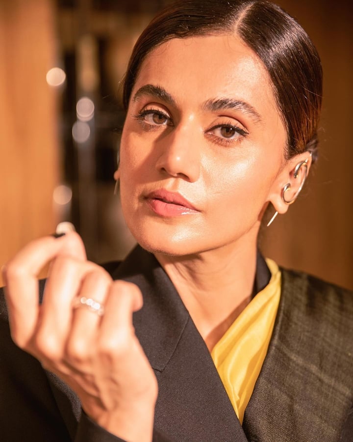 It was reported that Taapsee tied the nuptial knot in Udaipur on March 23. mage: Instagram/@taapsee)