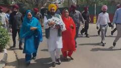 सीएम भगवंत मान ढोल नगाड़ों के साथ लाडली को लेकर पहुंचे घर, बिटिया के जन्म को यूं बनाया यादगार