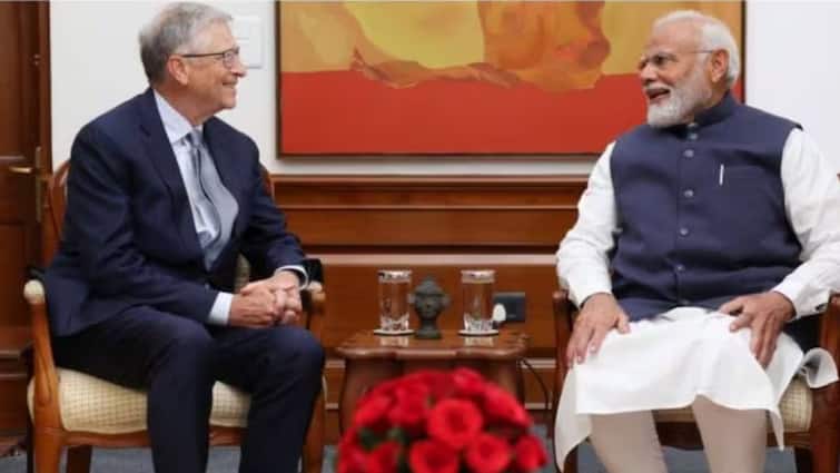 PM Modi Bill Gates Interview Over science technology healthcare climate change will be telecasted today