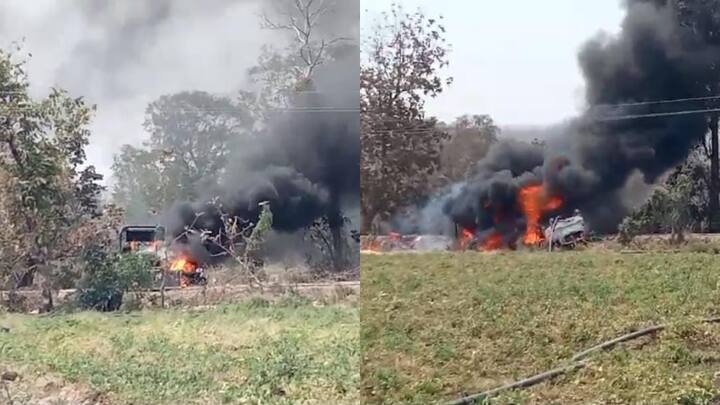Sehore amdoh village violent vehicles on fire tribal community clashed in MP ann MP News: शराब के नशे में भिड़े दो गुटों के लोग, फिर वाहनों में लगा दी आग