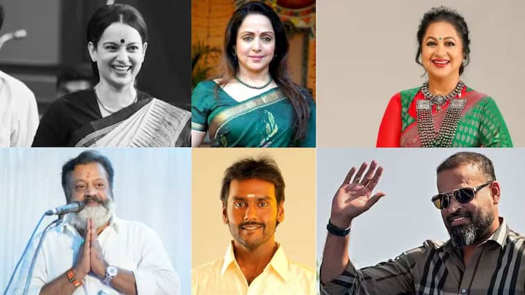 Lok Sabha Election 2024 which celebrities contesting which constituency Celebrities In Election: மக்களவை தேர்தலில் எந்த பிரபலங்கள் எங்கெங்கு போட்டியிடுகிறார்கள் தெரியுமா?