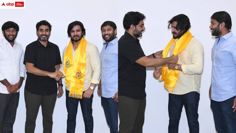 tollywood hero nikhil joined in tdp in the presense of nara lokesh Hero Nikhil: టీడీపీలో చేరిన టాలీవుడ్ హీరో నిఖిల్ సిద్ధార్థ్ - కండువా కప్పి ఆహ్వానించిన నారా లోకేశ్