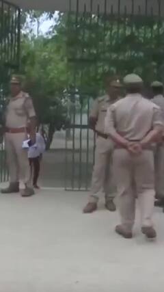 मुख्तार के अंतिम संस्कार से पहले कालीबाग कब्रिस्तान के बाहर सुरक्षा बढ़ाई | abp shorts