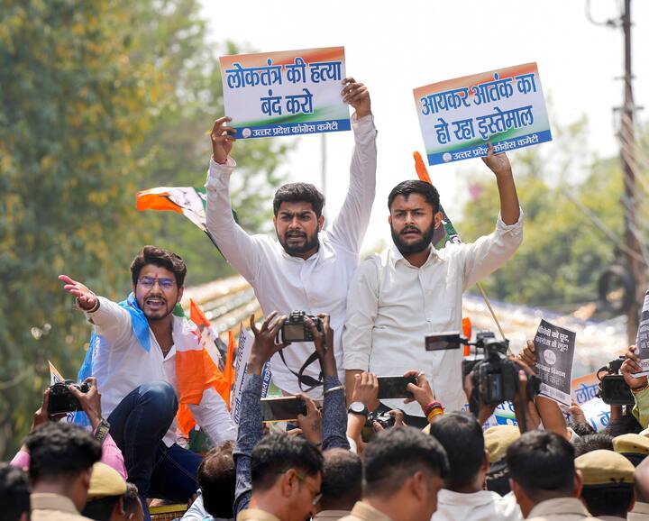 Congress General Secretary (Organisation) K C Venugopal had called for demonstrations across states, condemning what he termed as BJP's systematic process to undermine Indian democracy. (PTI Photo)