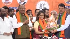 चुनाव से पहले कांग्रेस को झटका, दिग्गज नेता शिवराज पाटिल की बहू अर्चना पाटिल बीजेपी में शामिल