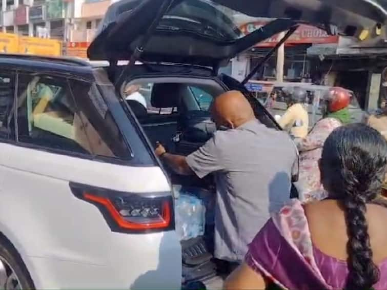 Lok Sabha Election 2024 Election Flying Squad Officers Check Minister Trb Raja Car In Coimbatore 