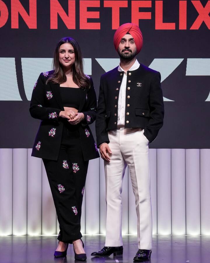 बता दें कि परिणीति चोपड़ा इन दिनों अपनी फिल्म 'अमर सिंह चमकीला' के प्रमोशन में जुटी हुई हैं. फिल्म में उनके साथ दिलजीत सिंह दोसांझ दिखाई देंगे.