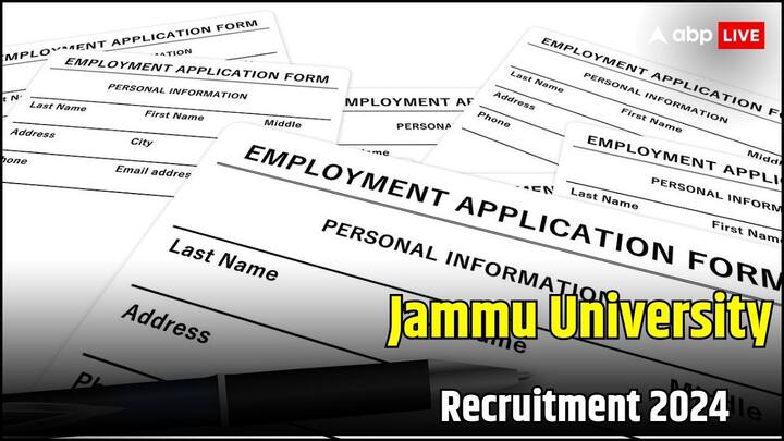 Jammu University Recruitment 2024: जम्मू यूनिवर्सिटी में कई पद पर वैकेंसी निकली है. जिनके लिए उम्मीदवार जल्द आवेदन कर लें. आवेदन करने की आखिरी तारीख करीब आ गई है.