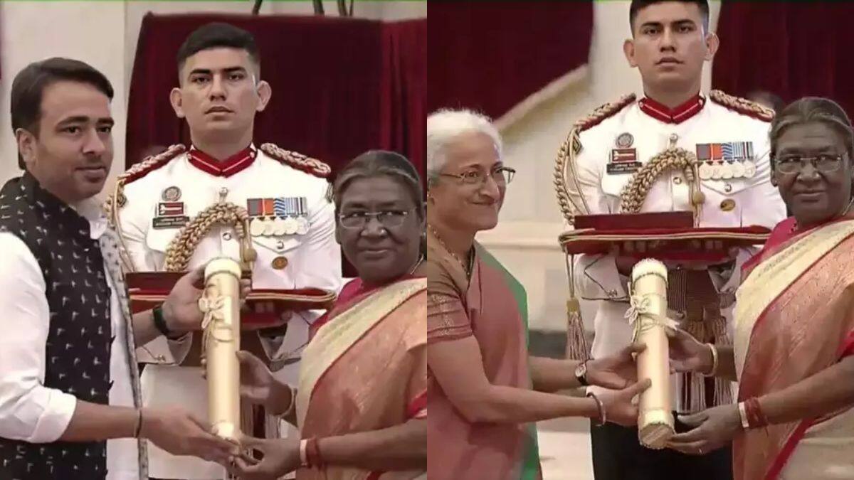 Bharat Ratna: राष्ट्रपति द्रौपदी मुर्मू ने चौधरी चरण सिंह, कर्पूरी ठाकुर, नरसिम्हा राव, एमएस स्वामीनाथन को मरणोपरांत भारत रत्न से किया सम्मानित