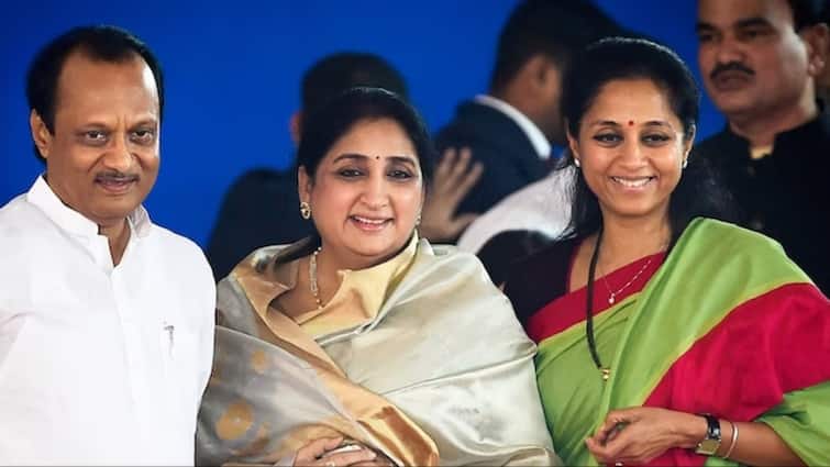 Ajit Pawar Wife Sunetra Pawar Baramati NCP Candidate after Supriya Sule Gets Ticket from Sharad Pawar NCP बारामती सीट पर ननद-भाभी में होगा चुनावी मुकाबला! शरद पवार के बाद अजित पवार ने घोषित किया उम्मीदवार