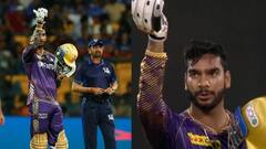 व्यंकटेश अय्यरचा रोमँटिक अंदाज, अर्धशतक होताच दिली 'फ्लाइंग किस', चाहतेही पाहतच राहिले!