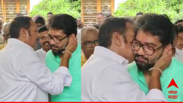 mahayuti candidate udayanraje bhosale kisses shivendrasinh raje bhosale loksabha election maharashtra politics marathi news Video : लोकसभा निवडणुकीच्या तोंडावर साताऱ्यात राजांचं मनोमिलन; उदयनराजेंनी घेतला शिवेंद्रसिंहराजेंचा मुका!