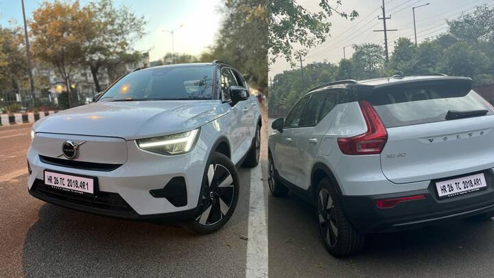 Volvo XC40 Recharge Review:এই মডেলের গাড়িতে Start/Stop বাটন নেই। একটি Portrait Screen-এর মাধ্যমে সব ধরনের ফাংশন রয়েছে এখানে।