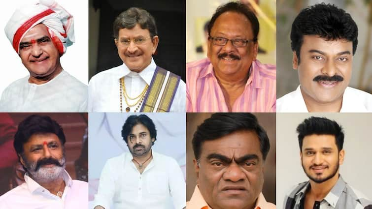 Tollywood actors who forayed into politics in order to serve for the best of the society abpp Tollywood Actors in Politics: ఎన్టీఆర్ నుంచి నిఖిల్ సిద్దార్థ వరకు - పాలిటిక్స్‌లో మన టాలీవుడ్ స్టార్స్, హిట్ కొట్టింది కొందరే!