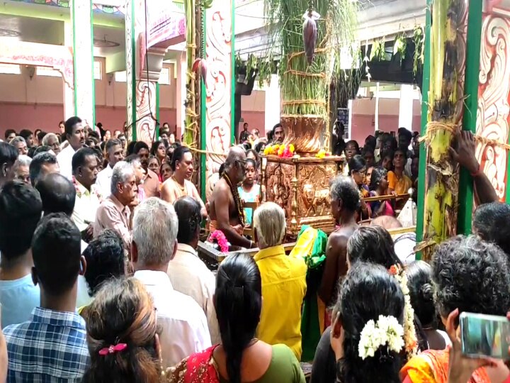 Panguni Festival: பங்குனி திருவிழா! ஒழுகைமங்கலம் ஸ்ரீ சீதளா பரமேஸ்வரி மாரியம்மன் கோயில் கொடியேற்றம்!