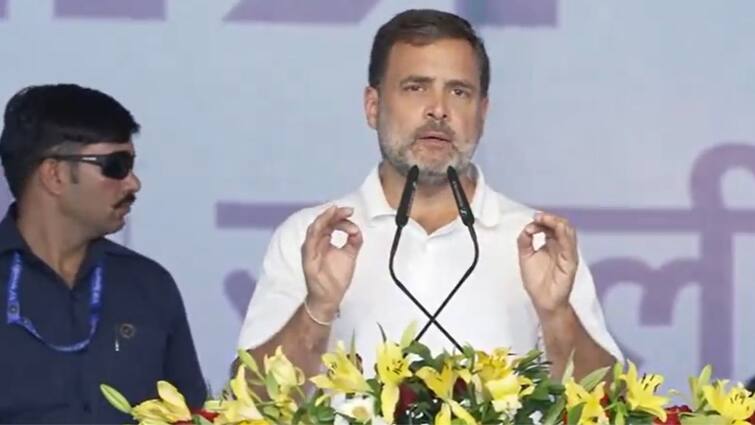 Without EVMs BJP cannot win more than 180 seats Says Rahul Gandhi EVM లను మేనేజ్ చేయకపోతే బీజేపీకి 180 సీట్లు కూడా రావు - రాహుల్ సంచలన వ్యాఖ్యలు