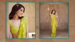 Raashii Khanna : அடி மஞ்ச கிழங்கே.. சேலையில் அசத்தும் நடிகை ராஷி கண்ணா!