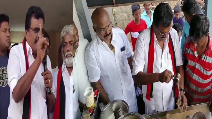 தேனி : மோடி பிரதமராக வரமாட்டார்.. ஸ்டாலின் சொல்பவரே பிரதமராக வருவார்: தங்க தமிழ்ச்செல்வன் பரப்புரை