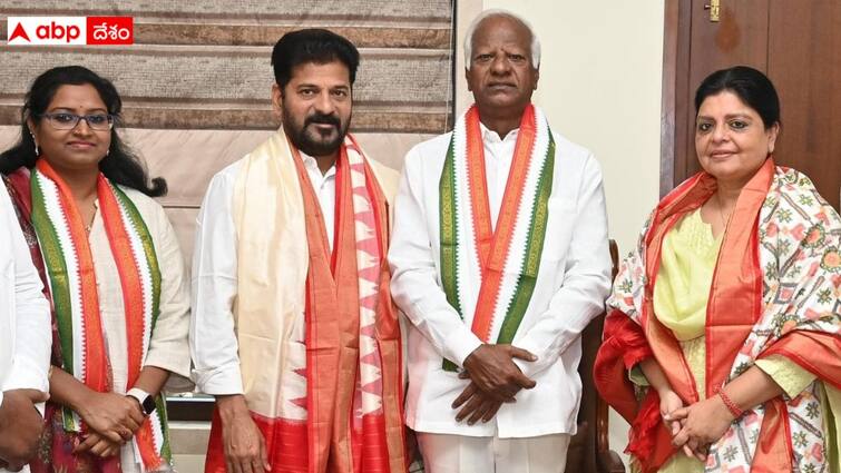 MLA Kadiyam Srihari and his daughter Kavya joins congress party in hyderabad Kadiyam Srihari Joins Congress: కాంగ్రెస్ లో చేరిన ఎమ్మెల్యే కడియం శ్రీహరి, ఆయన కూతురు కావ్య